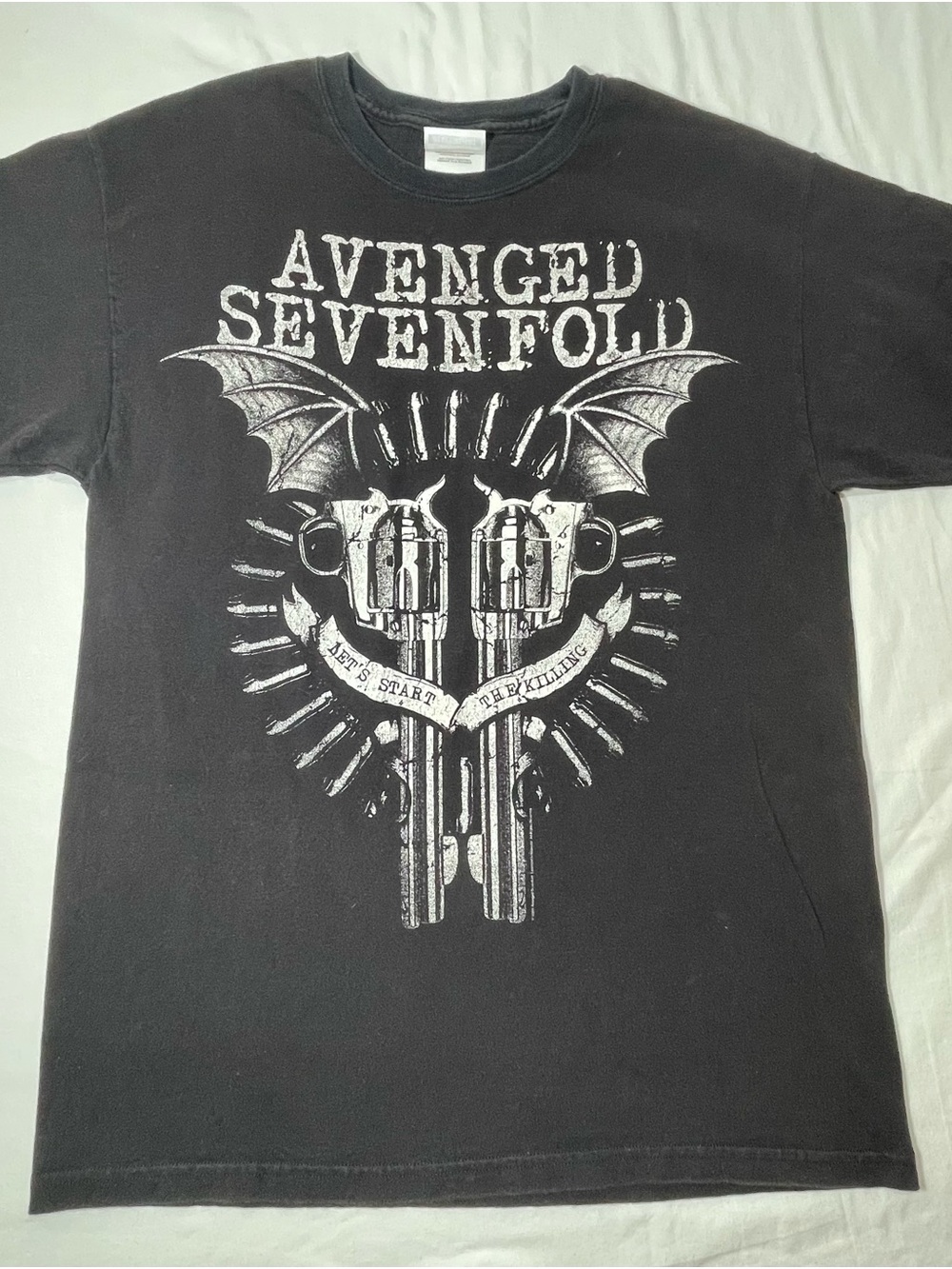 Avenged Sevenfold Band Shirt Metal A7X OG Hanes Heavyweight Men’s Medium